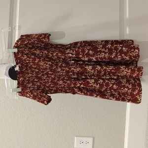 Off the shoulder rust top